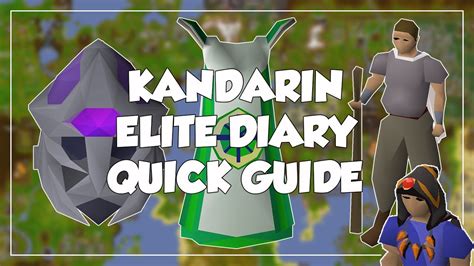 Kandarin Elite Diary Quick Guide .
